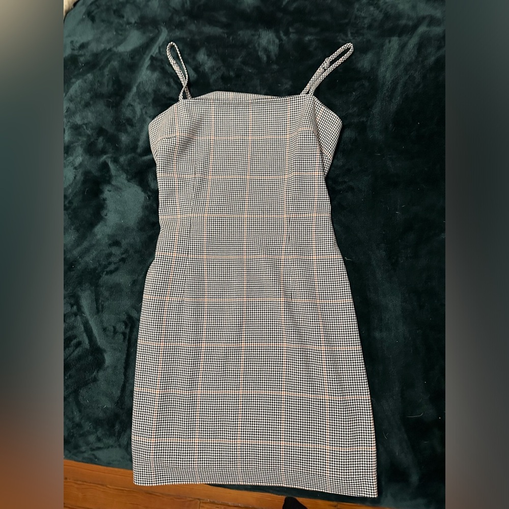 Checkered/Houndstooth Mini Dress